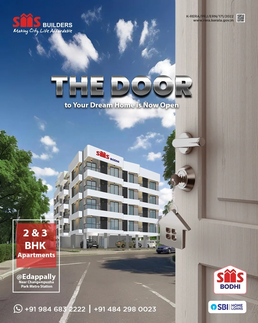 READY TO OCCUPY 3 BHK FLATS FOR SALE @EDAPPALLY, KOCHI