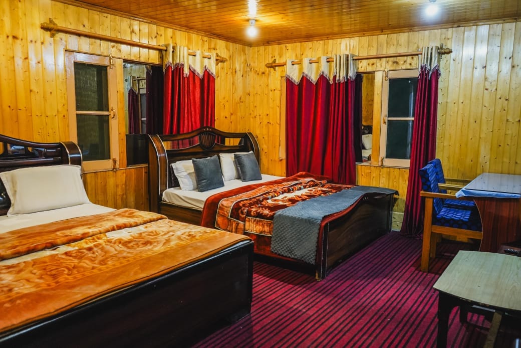Quad sharing family bedroom – The Sarwah Hotel