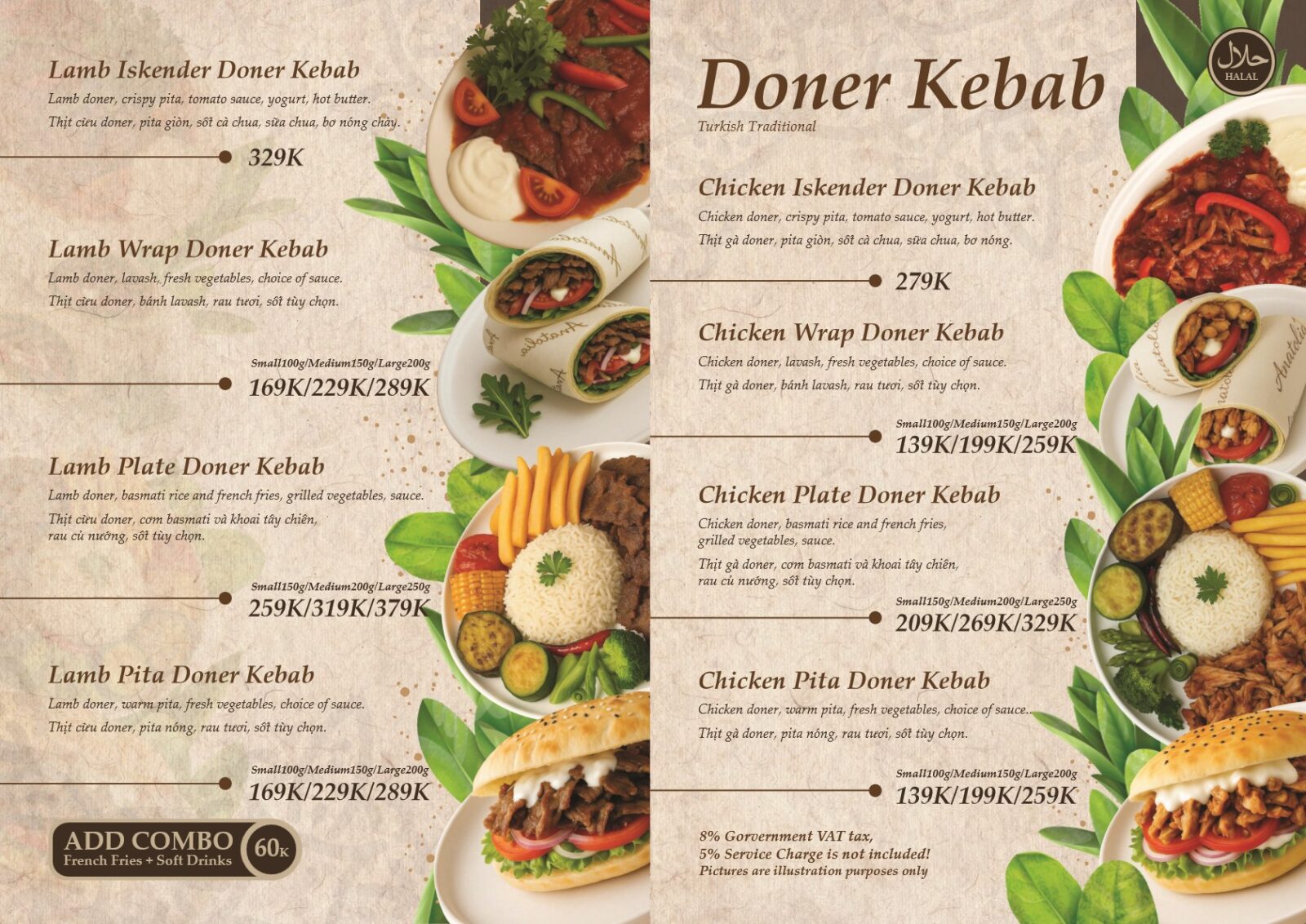 Turkish Cuisine – Menu
