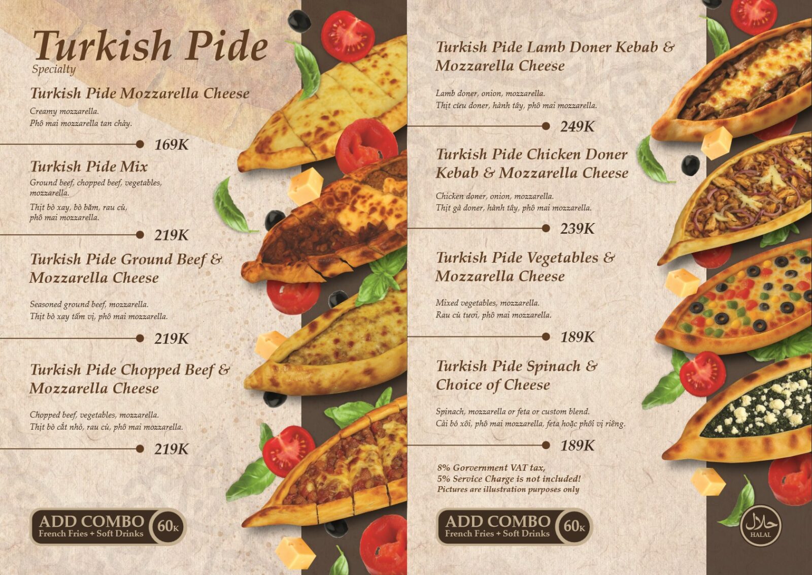 Turkish Cuisine – Menu